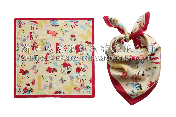 上海電機學(xué)院 仿（真）絲小方巾 規(guī)格：53x53